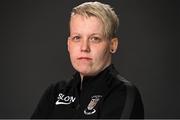 22 April 2021; Analyist Sarah Lloyd O'Neill during an Athlone Town portrait session at Athlone Town Stadium in Athlone. Photo by Sam Barnes/Sportsfile