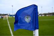 23 April 2021; A general view of a corner flag before the SSE Airtricity League Premier Division match between Finn Harps and St Patrick's Athletic at Finn Park in Ballybofey, Donegal. Photo by Piaras Ó Mídheach/Sportsfile