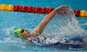 23 April 2021; Cora Rooney of Enniskillen Lakelanders AC competes in the 200 metre backstroke on day four of the Irish National Swimming Team Trials at Sport Ireland National Aquatic Centre in the Sport Ireland Campus, Dublin. Photo by Brendan Moran/Sportsfile