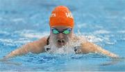 23 April 2021; Mona McSharry of University of Tennessee SC competes in the 200 metre breaststroke on day four of the Irish National Swimming Team Trials at Sport Ireland National Aquatic Centre in the Sport Ireland Campus, Dublin. Photo by Brendan Moran/Sportsfile