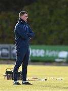 23 April 2021; Shelbourne manager Ian Morris before the SSE Airtricity League First Division match between Cabinteely and Shelbourne at Stradbrook Park in Blackrock, Dublin. Photo by Sam Barnes/Sportsfile