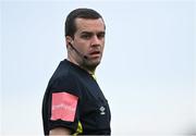 23 April 2021; Referee Rob Harvey during the SSE Airtricity League Premier Division match between Finn Harps and St Patrick's Athletic at Finn Park in Ballybofey, Donegal. Photo by Piaras Ó Mídheach/Sportsfile