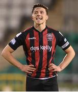 23 April 2021; Keith Buckley of Bohemians reacts after the SSE Airtricity League Premier Division match between Shamrock Rovers and Bohemians at Tallaght Stadium in Dublin. Photo by Stephen McCarthy/Sportsfile