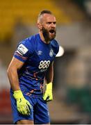 23 April 2021; Shamrock Rovers goalkeeper Alan Mannus during the SSE Airtricity League Premier Division match between Shamrock Rovers and Bohemians at Tallaght Stadium in Dublin. Photo by Eóin Noonan/Sportsfile