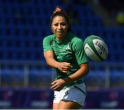 24 April 2021; Sene Naoupu of Ireland during the warm-up before the Women's Six Nations Rugby Championship Play-off match between Ireland and Italy at Energia Park in Dublin. Photo by Matt Browne/Sportsfile