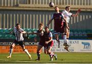 24 April 2021; David McMillan of Dundalk in action against Dane Massey of Drogheda United during the SSE Airtricity League Premier Division match between Dundalk and Drogheda United at Oriel Park in Dundalk, Louth. Photo by Ben McShane/Sportsfile