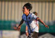 24 April 2021; Han Jeongwoo of Dundalk celebrates after scoring his side's second goal during the SSE Airtricity League Premier Division match between Dundalk and Drogheda United at Oriel Park in Dundalk, Louth. Photo by Ben McShane/Sportsfile