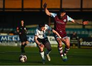 24 April 2021; Ryan O'Kane of Dundalk in action against Gary Deegan of Drogheda United during the SSE Airtricity League Premier Division match between Dundalk and Drogheda United at Oriel Park in Dundalk, Louth. Photo by Ben McShane/Sportsfile