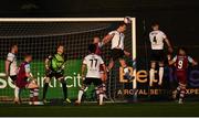 24 April 2021; Daniel Cleary of Dundalk clears the ball during the SSE Airtricity League Premier Division match between Dundalk and Drogheda United at Oriel Park in Dundalk, Louth. Photo by Ben McShane/Sportsfile