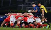 24 April 2021; Cormac Foley of Leinster during the Guinness PRO14 Rainbow Cup match between Leinster and Munster at the RDS Arena in Dublin. Photo by Sam Barnes/Sportsfile