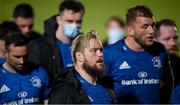 24 April 2021; Andrew Porter and his Leinster teammates following his side's defeat in the Guinness PRO14 Rainbow Cup match between Leinster and Munster at the RDS Arena in Dublin. Photo by Stephen McCarthy/Sportsfile