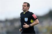 23 April 2021; Referee Robert Harvey during the SSE Airtricity League Premier Division match between Finn Harps and St Patrick's Athletic at Finn Park in Ballybofey, Donegal. Photo by Piaras Ó Mídheach/Sportsfile
