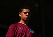 24 April 2021; Mohamed Boudiaf of Drogheda United before the SSE Airtricity League Premier Division match between Dundalk and Drogheda United at Oriel Park in Dundalk, Louth. Photo by Ben McShane/Sportsfile