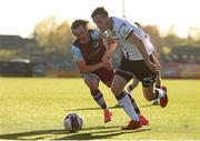 24 April 2021; Raivis Jurkovskis of Dundalk and James Brown of Drogheda United during the SSE Airtricity League Premier Division match between Dundalk and Drogheda United at Oriel Park in Dundalk, Louth. Photo by Ben McShane/Sportsfile