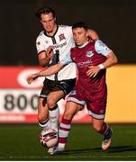 24 April 2021; Chris Lyons of Drogheda United and Daniel Cleary of Dundalk during the SSE Airtricity League Premier Division match between Dundalk and Drogheda United at Oriel Park in Dundalk, Louth. Photo by Ben McShane/Sportsfile