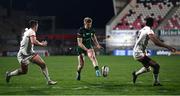 23 April 2021; Conor Fitzgerald of Connacht chips the ball through for his side's fourth try during the Guinness PRO14 Rainbow Cup match between Ulster and Connacht at Kingspan Stadium in Belfast. Photo by David Fitzgerald/Sportsfile