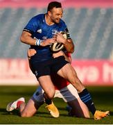 24 April 2021; Dave Kearney of Leinster is tackled by Chris Farrell of Munster during the Guinness PRO14 Rainbow Cup match between Leinster and Munster at RDS Arena in Dublin. Photo by Sam Barnes/Sportsfile