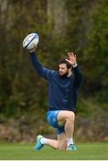 27 April 2021; Robbie Henshaw during Leinster rugby squad training at UCD in Dublin. Photo by Stephen McCarthy/Sportsfile