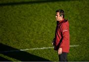 24 April 2021; Munster head coach Johann van Graan before the Guinness PRO14 Rainbow Cup match between Leinster and Munster at RDS Arena in Dublin. Photo by Piaras Ó Mídheach/Sportsfile