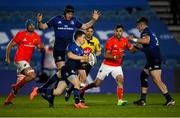 24 April 2021; Hugh O'Sullivan of Leinster during the Guinness PRO14 Rainbow Cup match between Leinster and Munster at RDS Arena in Dublin. Photo by Piaras Ó Mídheach/Sportsfile