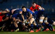 24 April 2021; Hugh O'Sullivan of Leinster during the Guinness PRO14 Rainbow Cup match between Leinster and Munster at RDS Arena in Dublin. Photo by Piaras Ó Mídheach/Sportsfile