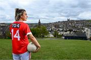 29 April 2021; Different Backgrounds; One Association - Doireann O’Sullivan of Cork looks out over Cork City as part of the GPA’s Return to Play event to mark the first season where all senior inter-county players are part of the one player association. Photo by Brendan Moran/Sportsfile