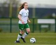 28 April 2021; Muireann Devaney during a Republic of Ireland WNT home-based training session at the FAI National Training Centre in Abbotstown, Dublin. Photo by Harry Murphy/Sportsfile