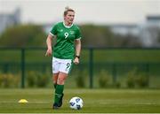 28 April 2021; Saoirse Noonan during a Republic of Ireland WNT home-based training session at the FAI National Training Centre in Abbotstown, Dublin. Photo by Harry Murphy/Sportsfile
