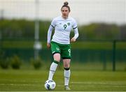 28 April 2021; Jessica Gleeson during a Republic of Ireland WNT home-based training session at the FAI National Training Centre in Abbotstown, Dublin. Photo by Harry Murphy/Sportsfile