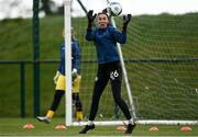 28 April 2021; Goalkeeper Amanada Budden during a Republic of Ireland WNT home-based training session at the FAI National Training Centre in Abbotstown, Dublin. Photo by Harry Murphy/Sportsfile