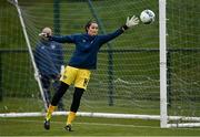 28 April 2021; Goalkeeper Eve Badana during a Republic of Ireland WNT home-based training session at the FAI National Training Centre in Abbotstown, Dublin. Photo by Harry Murphy/Sportsfile