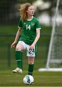 28 April 2021; Therese Kinneavey during a Republic of Ireland WNT home-based training session at the FAI National Training Centre in Abbotstown, Dublin. Photo by Harry Murphy/Sportsfile