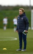 28 April 2021; Manager Vera Pauw during a Republic of Ireland WNT home-based training session at the FAI National Training Centre in Abbotstown, Dublin. Photo by Harry Murphy/Sportsfile