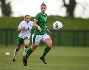 28 April 2021; Saoirse Noonan during a Republic of Ireland WNT home-based training session at the FAI National Training Centre in Abbotstown, Dublin. Photo by Harry Murphy/Sportsfile