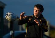 28 April 2021; Michael Drea in action during Carlow U15 boys rugby training at Carlow RFC in Carlow. Photo by Matt Browne/Sportsfile
