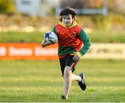 28 April 2021; George Cassidy in action during Carlow U15 boys rugby training at Carlow RFC in Carlow. Photo by Matt Browne/Sportsfile
