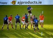 24 April 2021; James Ryan of Leinster takes possession in a line-out ahead during the Guinness PRO14 Rainbow Cup match between Leinster and Munster at the RDS Arena in Dublin. Photo by Stephen McCarthy/Sportsfile