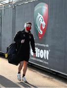 30 April 2021; John Cooney of Ulster arrives before the Heineken Challenge Cup semi-final match between Leicester Tigers and Ulster at Welford Road in Leicester, England. Photo by Matt Impey/Sportsfile