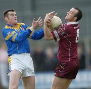 8 February 2004; Rory O'Connell, Westmeath, in action against Longford's Liam Keenan. Allianz National Football League, Division 1A, Westmeath v Longford, Cusack Park, Mullingar, Co. Westmeath. Picture credit; Damien Eagers / SPORTSFILE *EDI*