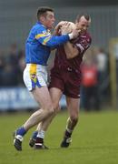 8 February 2004; Rory O'Connell, Westmeath, in action against Longford's Liam Keenan. Allianz National Football League, Division 1A, Westmeath v Longford, Cusack Park, Mullingar, Co. Westmeath. Picture credit; Damien Eagers / SPORTSFILE *EDI*