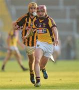 10 July 2013; Barry Carton, Wexford, in action against Ollie Walsh, Kilkenny. Bord Gáis Energy Leinster GAA Hurling Under 21 Championship Final, Kilkenny v Wexford, Wexford Park, Wexford. Picture credit: Matt Browne / SPORTSFILE