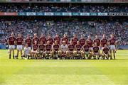 7 July 2013; The Galway squad. Leinster GAA Hurling Senior Championship Final, Galway v Dublin, Croke Park, Dublin. Picture credit: Ray McManus / SPORTSFILE