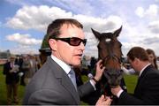 25 May 2013; Winning trainer Aidan O'Brien after Magician won the Tattersalls Irish 2,000 Guineas. Curragh Racecourse, The Curragh, Co. Kildare. Picture credit: Ray McManus / SPORTSFILEPicture credit: Ray McManus / SPORTSFILE