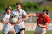 13 July 2013; Eoghan O'Flaherty, Kildare, in action against Derek Crilly, Louth. GAA Football All-Ireland Senior Championship, Round 2, Kildare v Louth, St Conleth's Park, Newbridge, Co. Kildare. Picture credit: Barry Cregg / SPORTSFILE