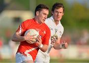 13 July 2013; Derek Maguire, Louth, in action against Emmet Bolton, Kildare. GAA Football All-Ireland Senior Championship, Round 2, Kildare v Louth, St Conleth's Park, Newbridge, Co. Kildare. Picture credit: Barry Cregg / SPORTSFILE
