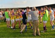 13 July 2013; Wexford and Longford players tussel after normal time in the game. GAA Football All-Ireland Senior Championship, Round 2, Longford v Wexford, Glennon Brothers Pearse Park, Longford. Picture credit: Matt Browne / SPORTSFILE