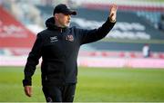 30 April 2021; Ulster head coach Dan McFarland before the Heineken Challenge Cup semi-final match between Leicester Tigers and Ulster at Welford Road in Leicester, England. Photo by Matt Impey/Sportsfile