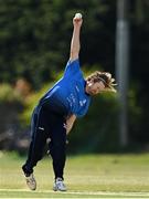 1 May 2021; Barry McCarthy of Leinster Lightning bowls during the Inter-Provincial Cup 2021 match between Leinster Lightning and North West Warriors at Pembroke Cricket Club in Dublin. Photo by Brendan Moran/Sportsfile