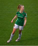1 May 2021; Christina Dring of Cork City celebrates after scoring her side's second goal during the SSE Airtricity Women's National League match between Athlone Town and Cork City at Athlone Town Stadium in Athlone, Westmeath. Photo by Ramsey Cardy/Sportsfile