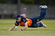 2 May 2021; Ashlee King of Scorchers fields the ball during the Arachas Super 50 Cup 2021 match between Typhoons and Scorchers at Pembroke Cricket Club in Dublin. Photo by Seb Daly/Sportsfile